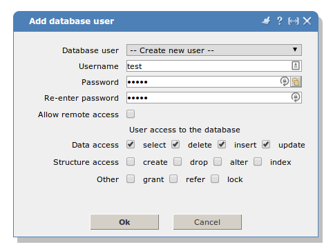 How to create database user? - Image 1 How to create database user?