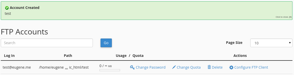 How to manage FTP accounts - Image 3 How to manage FTP accounts - Image 3
