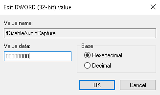 Configuring microphone forwarding for RDP connection. - Image 8