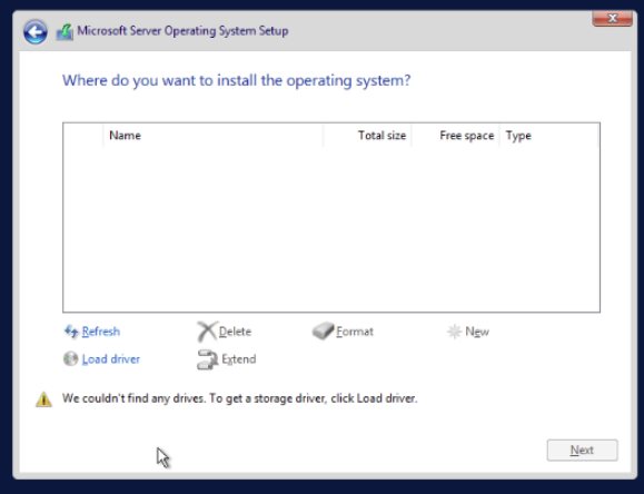 Installing Windows Server 2022 on a UNH VPS - Image 8 Installing Windows Server 2022 on a UNH VPS - Image 8