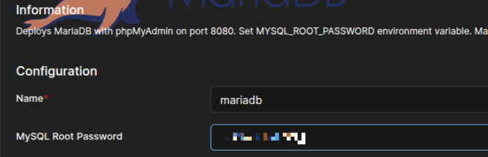 Встановлення MariaDB за допомогою Portainer - Image 2