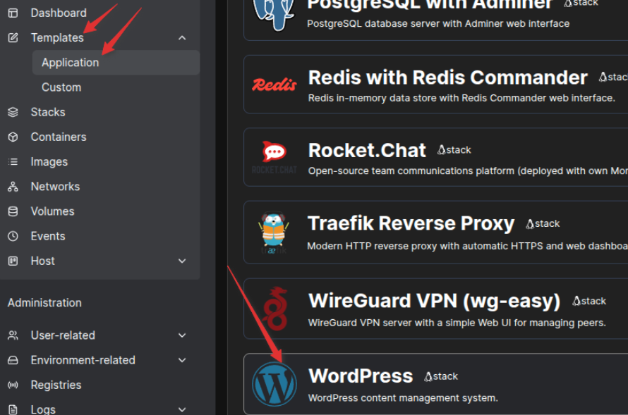 Встановлення WordPress за допомогою Portainer - Image 5 Встановлення WordPress за допомогою Portainer - Image 5