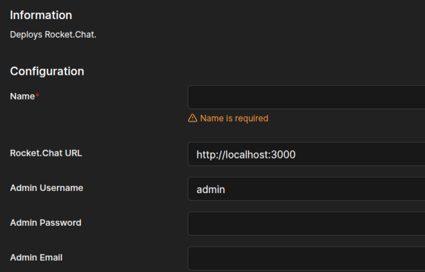 Установка RocketChat с помощью Portainer - Image 2 Установка RocketChat с помощью Portainer - Image 2