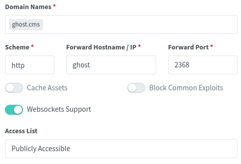 Установка Ghost CMS с помощью Portainer - Image 3