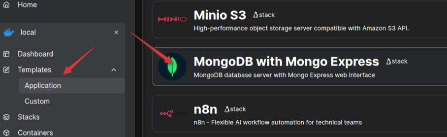 Установка MongoDB и Mongo Express с помощью Portainer - Image 1