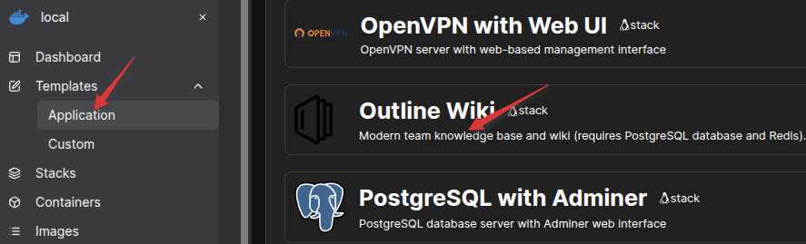 Установка Outline Wiki с помощью Portainer - Image 1 Установка Outline Wiki с помощью Portainer - Image 1
