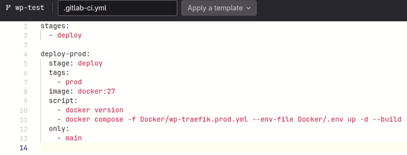 Setting up a basic project deployment (CI/CD) - Image 8