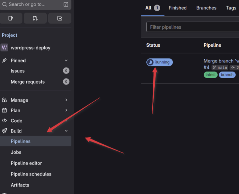 Setting up a basic project deployment (CI/CD) - Image 14