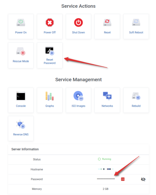 Managing a UNH VPS through the Unihost Client Area - Image 2 Managing a UNH VPS through the Unihost Client Area - Image 2