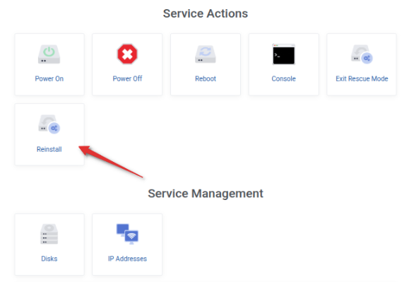 Managing a UNE VPS through the Unihost Client Area - Image 3