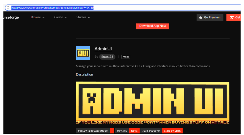 Встановлення сервера Hytale на серверах Unihost (Windows і Linux) з AdminUI - Image 11